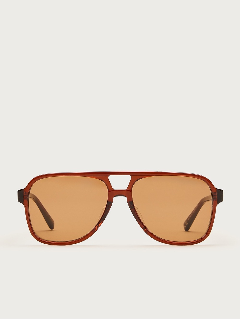 Men's Brown Aviator Sunglasses - Unbranded